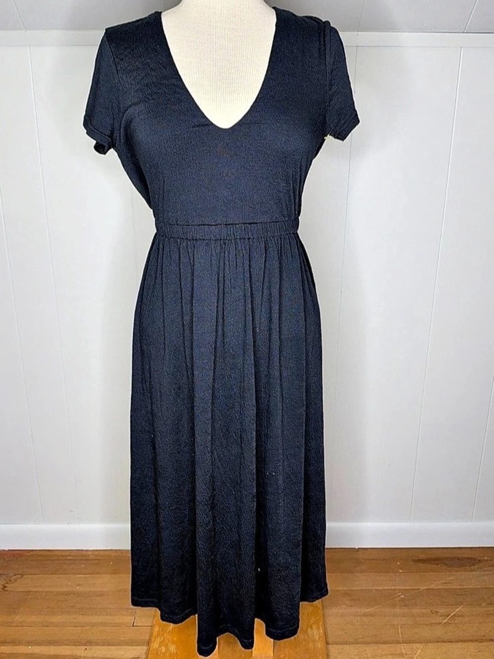 FP Beach Black Maxi Dress Beach Cover-Up Size Medium